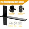 18" Heavy Duty Floating Shelf Bracket (1-Pack) - 3/8" Thick
