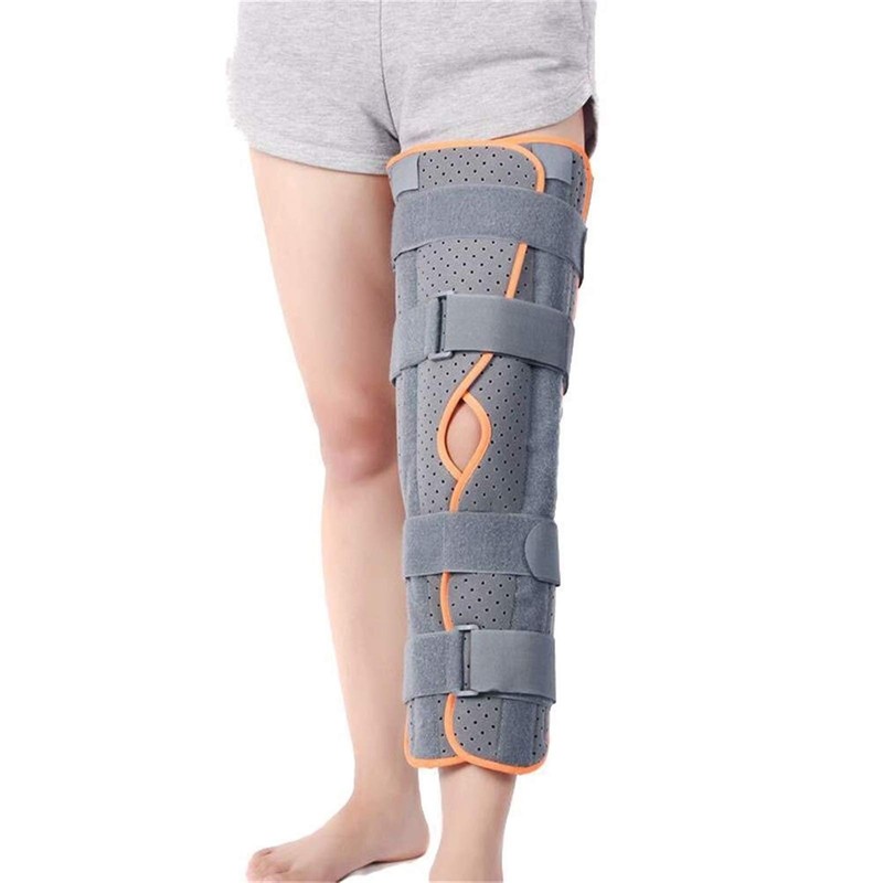 Knee Immobilizer Full Leg Brace Suitable for Sleep - Straight