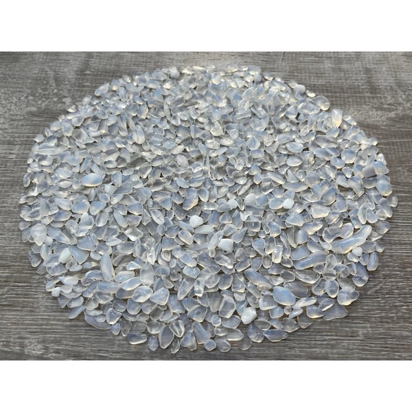 GAF TREASURES Opalite Chips C Mini Opalite Stones, Crushed Undrilled