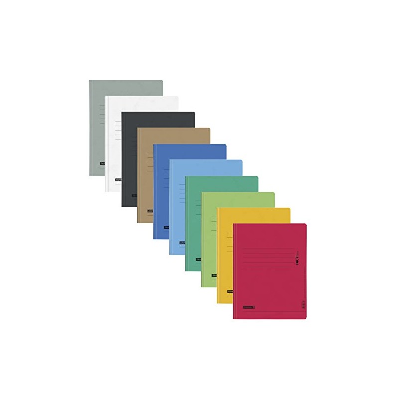 Brunnen Folder Cardboard File 13 Colours Extra Strong 375 g