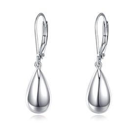 Teardrop Earrings for Women S925 Sterling Silver Teardrop Dangle Drop Earrings (teardrop 1)