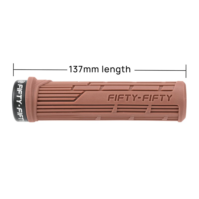 FIFTY-FIFTY Mountain Bike Grips, Single Lock-on MTB Handlerbar Grips, Soft