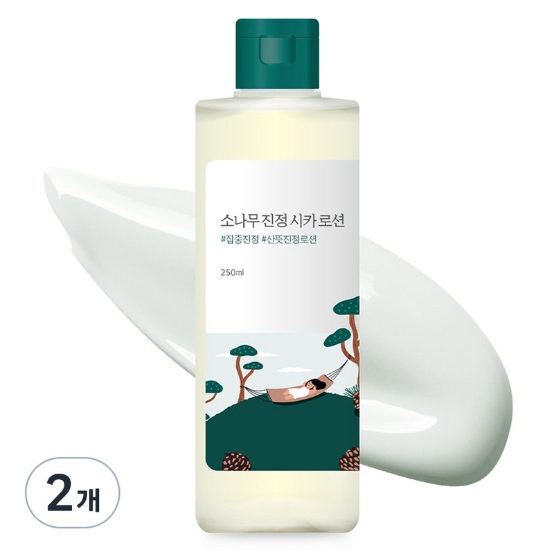 Partner_Reference 라운드랩 소나무 진정 시카 로션 250ml 2개 / 라운드랩