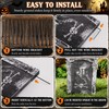 4PCS Halloween Tombstone Decorations – Foam Skeleton Graveyard Props for