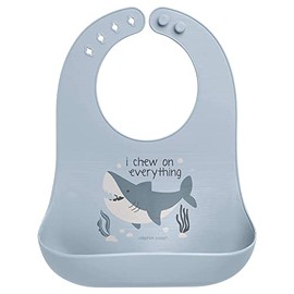 Stephen Joseph Silicone Bib Shark One Size
