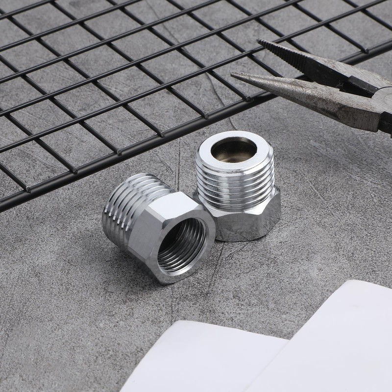 3/8 Female to 1/2 Male Adapter, 4PCS Brass Pipe Fitting