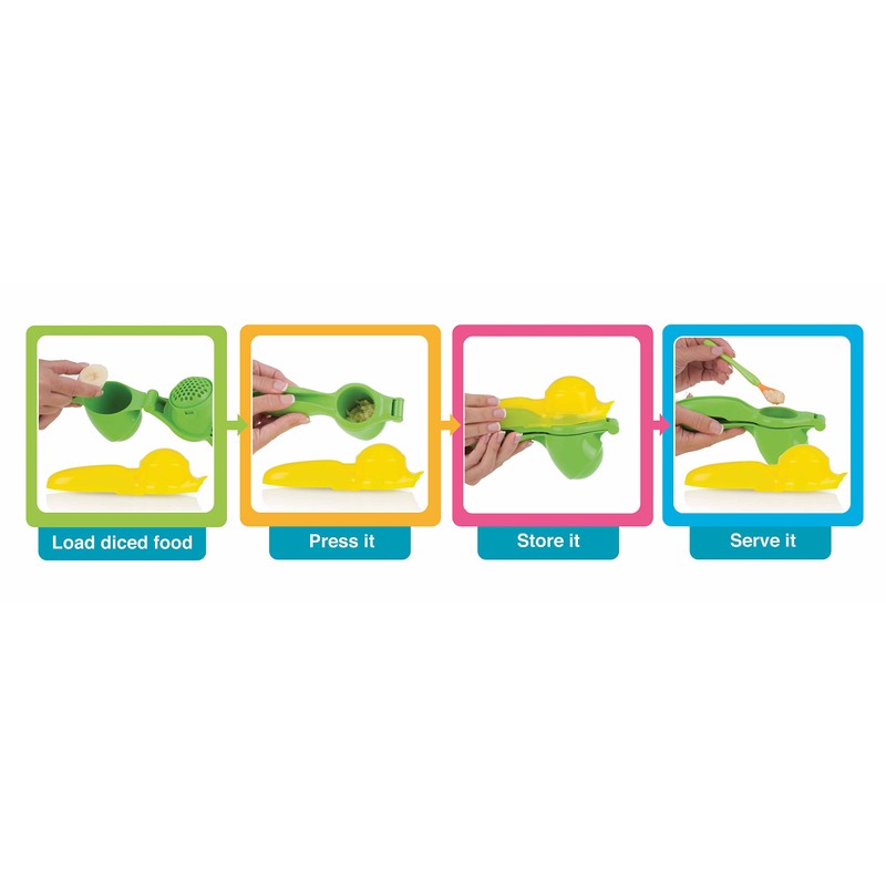 Nuby id5624 – Press Mashed Food or Vegetables with Spoon