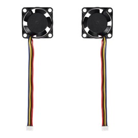 BCZAMD 3D Printer Accessories X1 Series 2 Pieces 5V Hotend Cooling Fan: Double Ball Bearings 25 x 25 x 10 mm / 0.98 x 0.98 x 0.39 inch 15,000 RPM Fans No Compatible with P1P P1S and A1 Series