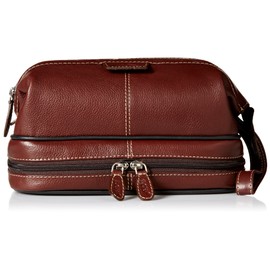 Dopp Mens Country Saddle Travel Kit with Bonus Items-Leather, Brown,One Size