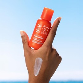 SVR Sun Secure Aqua Fluide SPF50+, Protector Solar de Alto Espectro con Textura Ultra Ligera no Grasa, 50 ml