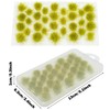 Cayway 64 PCS Static Grass Tuft Green Model Grass Tufts