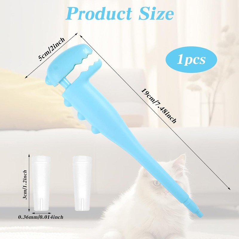 DoggKKin 2pcs Pet Pill Dispenser for Cats & Dogs -