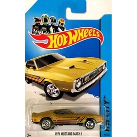 Hot Wheels 2014 - '71 Mustang Mach I (Gold) #94 .HN#GG_634T6344 G134548TY65406