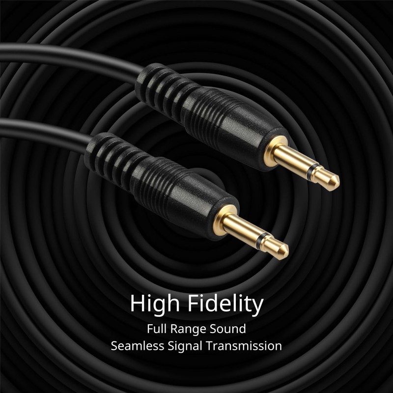 TNP 3.5mm Mono Cable (15FT) - 12V Trigger Cable, IR