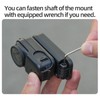 CAPART Foldable Magnetic Mount for DJI OSMO Nano, Vertically Horizonally