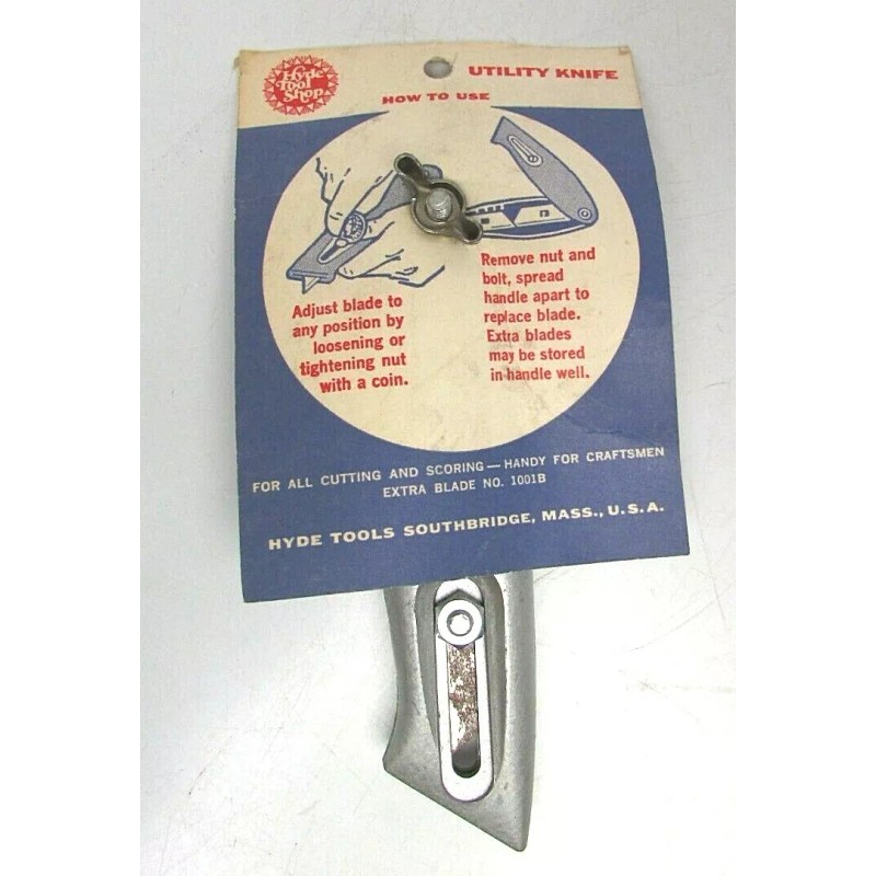 hyde tools Rare Vintage Hyde Tools Retractable 2 Point Utility