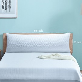 Rainmr Extra Long Body Pillow Cubies Memory Foam 150x50cm – Anime Body Pillow Insert for Adults – with Cooling Cover Huggable Pillows 20x60 inches