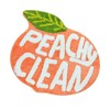 Peach Clean Bath Mat, Bathroom Decor Area Rug Peachy, Soft