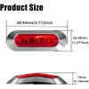 AOXLFU 20PCS Red 12-24V LED Trailer Lights Side Marker Lights