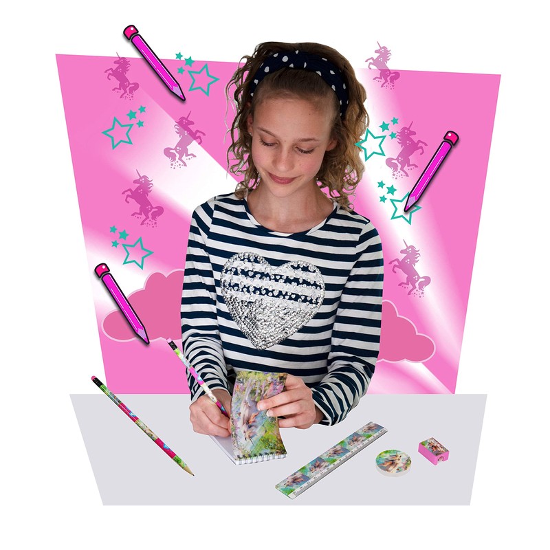 Wild Stationery Set - Unicorn from Deluxebase. These Cute School