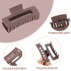 Pinzas grandes para el cabello de 4.1 pulgadas, 8 unidades,