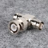 6pcs BNC Male Connector to BNC 2 Female T shape