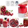 Cherry Pitter Multiple, Quick Release Multi Cherries Stoner Pitter 7-in-1,