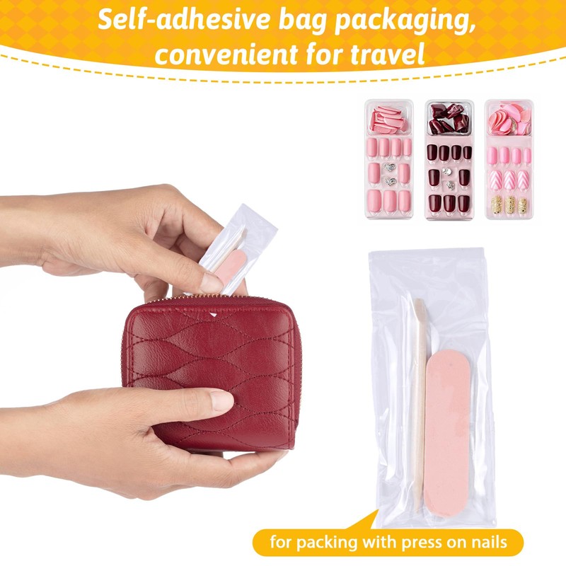40 Stück Einweg Maniküre Set Doppelseitig Einzeln Verpackt Mini Nagelpuffer