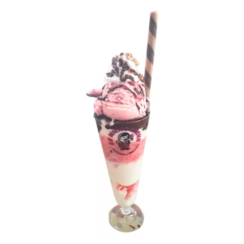 Inovis 20pz Copas De Helado Desechable De Plástico Logo Michoacana