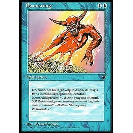 MTG magic cards 1x Boomerang Italian Legends Light Play, Italian