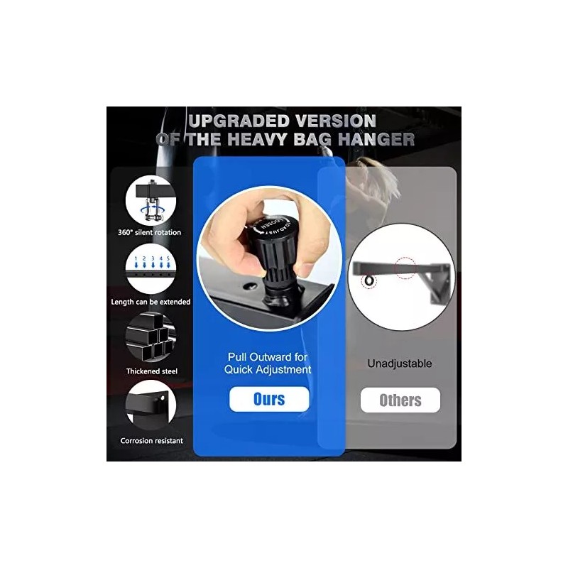 BaiYuan Heavy Bag Hanger - Wall Mount Punching Bag Hanger