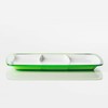 Omada Design Rectangular Appetizer, 3 Compartments, in Shatterproof Acrylic, 28x20,5x2h