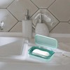 CLKE Soap Box, with Removable Drainer and Lid, 2 Layers