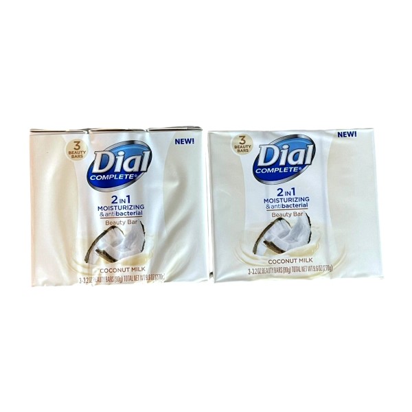 Dial 2 in 1 Soap Coconut Milk Moisturizing & Antibacterial
