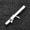 Asienice Men's Tie Clip Dolphin Silver Narrow Stainless Steel Men's