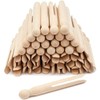 Juvale Wooden Clothespins - 4.3 x 0.5 in, 50 Pack,