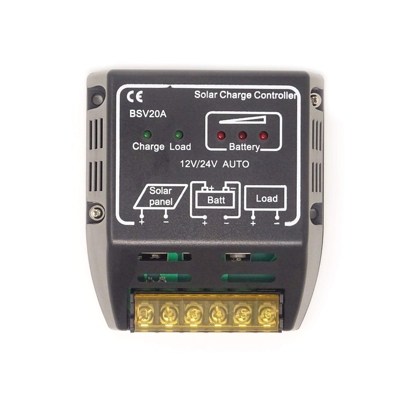yueton® Solar Panel Charge Controller 20a 12v/24v Solar Panel Regulator