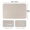 Stone Bath Mat Large, Diatomaceous Earth Shower Mat, Non-Slip Super