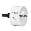 S&R Hole Saw, HSS Bi-Metal with Hole Saw Holder HEX