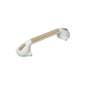 DMI Suction Cub Grab Bars for Bathroom, Shower Grab Bar, Shower Handles for Elderly, Grab Bars for Bathtubs and Showers, Suction Grab Bar for Shower, Tub Grab Bar, 16 Inch, Sand