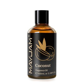 MAYJAM 100ML/3.38FL.OZ Coconut Fragrance Oils with Glass Dropper, Essential Oils for Diffusers for Home, Long Lasting Scented Oils for Diffusers Soap Candle Making