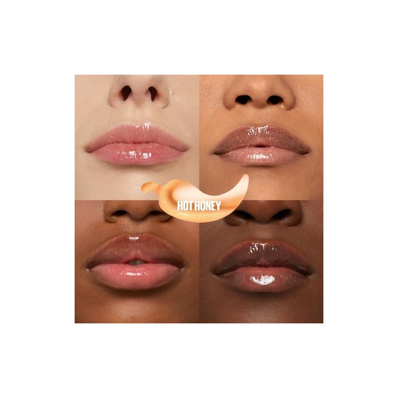 Maybelline Lifter Plump Brillo Labial Voluminizador, Maquillaje para Labios con