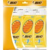 BiC 1 Sensitive Mens Single Blade Disposable Shaver 5 packs of 10