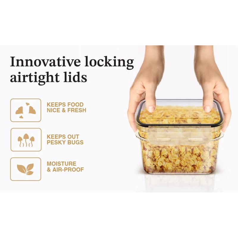 Chef's Path 36-Pack BPA Free Plastic Food Storage Containers with