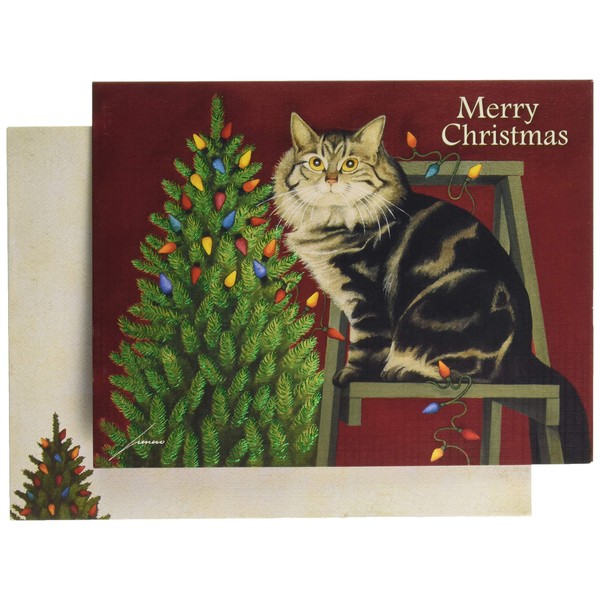 Lang Stringing Lights Boxed Christmas Cards (1004833)