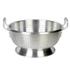 Excellante Aluminum Colander with Base and Handle, Heavy Duty, 16
