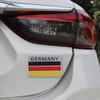 3D Aluminium Flag Sticker Car Metal Sticker 8 x 5