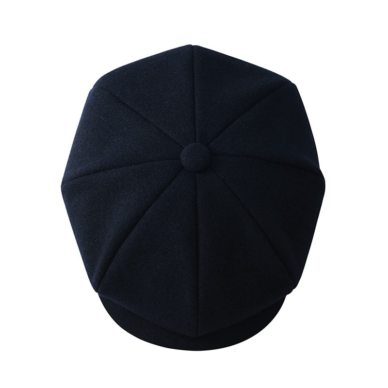JANGOUL - Gorro de cabbi para hombre, mezcla de lana,