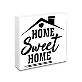 Home Sweet Home Sign House Warming Gifts New Home Closing Gifts For Home Buyers House Warming Gifts New Apartment Gift For New Homeowners Wood Box Sign For New Homeowner Friends Family