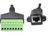 XMSJSIY RJ45 8P8C Female to 8 Pin Screw Terminal Adaptor,